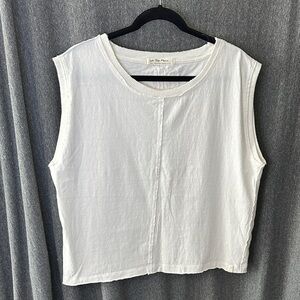 We The Free Cream 100% cotton Tank Top